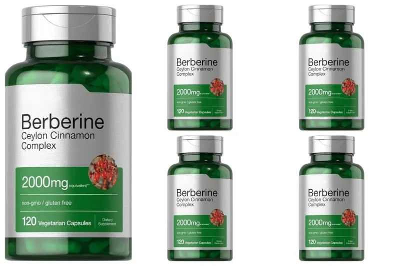 Berberyna Ceylon Cynamon Kompleks 2000 mg Kapsułki wegetariańskie Bez GMO Bezglutenowy codzienny suplement odnowy biologicznej dla dorosłych 120 sztuk — image 11