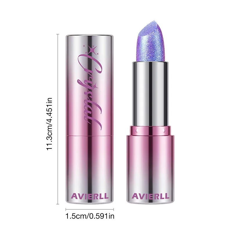 6 Color Polarised Shimmer Lipstick Metallic Pearlescent Pink Glitter Lipstick Waterproof Lasting Lip Tint Women Cosmetics Makeup — image 6