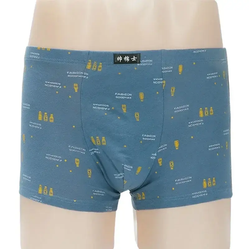 5Pcs/Lot Boxers Men’S Underwear Men's Cotton Boxer Shorts Men’S Boxer Pants Four Corners Loose Breathable Comfortable Shorts — image 2
