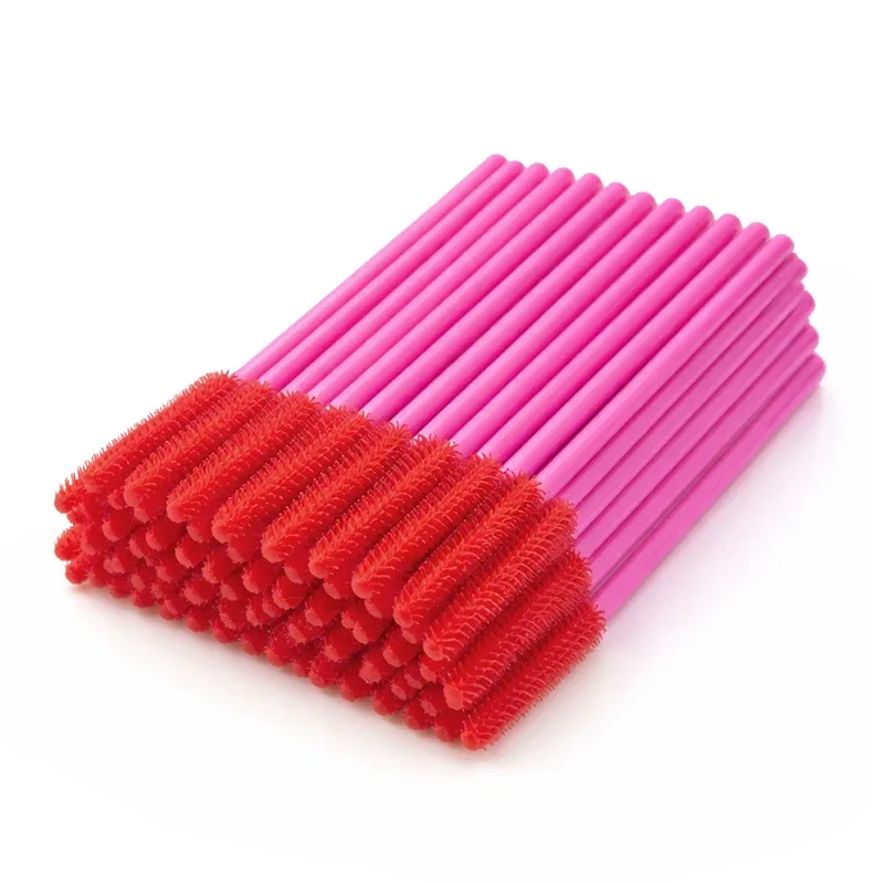Pennello per ciglia in silicone Bacchette per mascara Applicatore Pettine per sopracciglia Asta Spoolies Pennelli per ciglia Forniture per estensione ciglia Strumenti per trucco — image 10