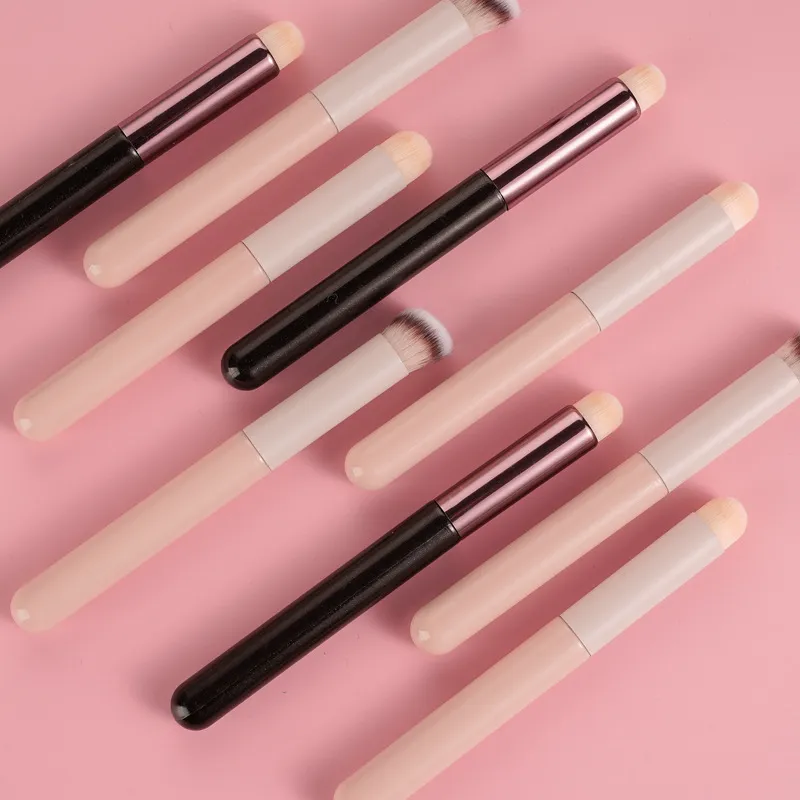 1/4Pcs Soft Mushroom Sponge Head Makeup Brushes Lipstick Lip Makeup Brush Portable Cosmetic Tools Foundation Concealer Brush — image 6