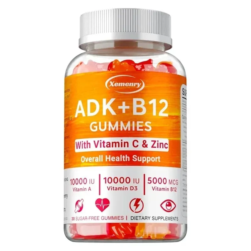 Vitamin D3 K2 + Vitamin B12 Gummies - Strengthen Bones Promote Brain and Cardiovascular Health Relieve Joint Pain — image 10