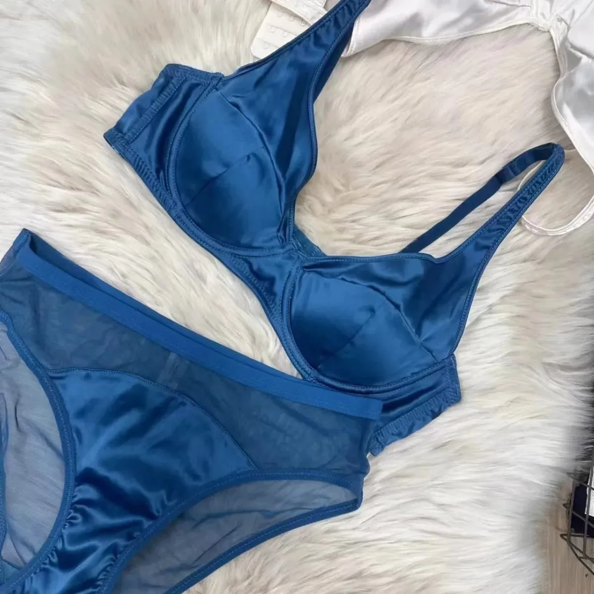 Dames casual dagelijkse bh-set Dunne elegante lingerieset Damesondergoed Effen bh en panty-set — image 5