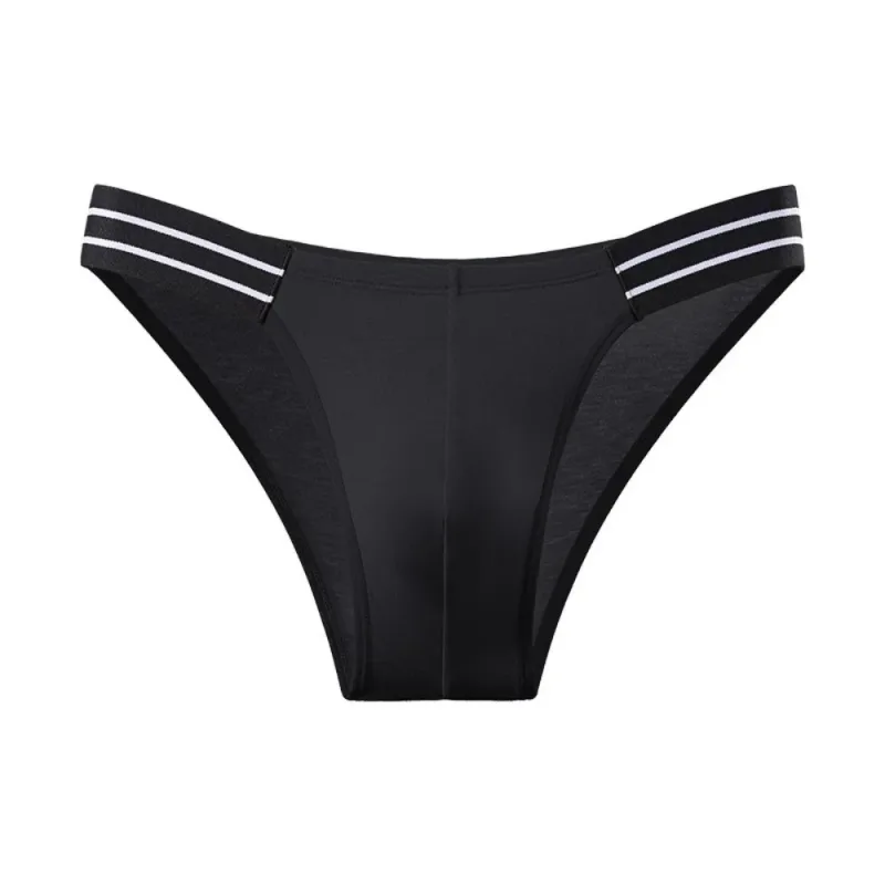 Lingerie Triangle pour hommes, culotte taille moyenne, respirante, fine, à rayures, grande taille, sous-vêtements pour hommes, quatre saisons — image 10