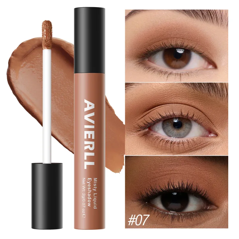 10 Warna Matte Nude Eye Bronzer Pembayang Mata Cecair Kalis Air Mata Tahan Lama Shdaow Kontur Pipi Semulajadi Kosmetik Wanita — image 15