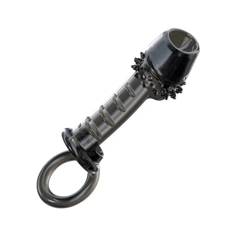 Anello per pene in silicone super morbido Ritardo eiaculazione Palla Scroto Barella Triplo anello per pene Cockring BDSM Giocattoli del sesso per gli uomini — image 17
