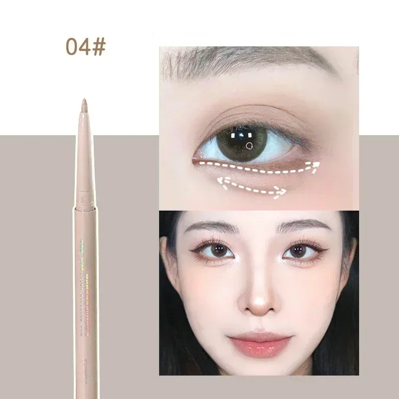 Matter, aufhellender, liegender Seidenraupen-Schattenstift, Dual-Use-Eyeliner-Gelstift, beige Hautton-Concealer-Stift, glatter Kontur-Lidschatten — image 11