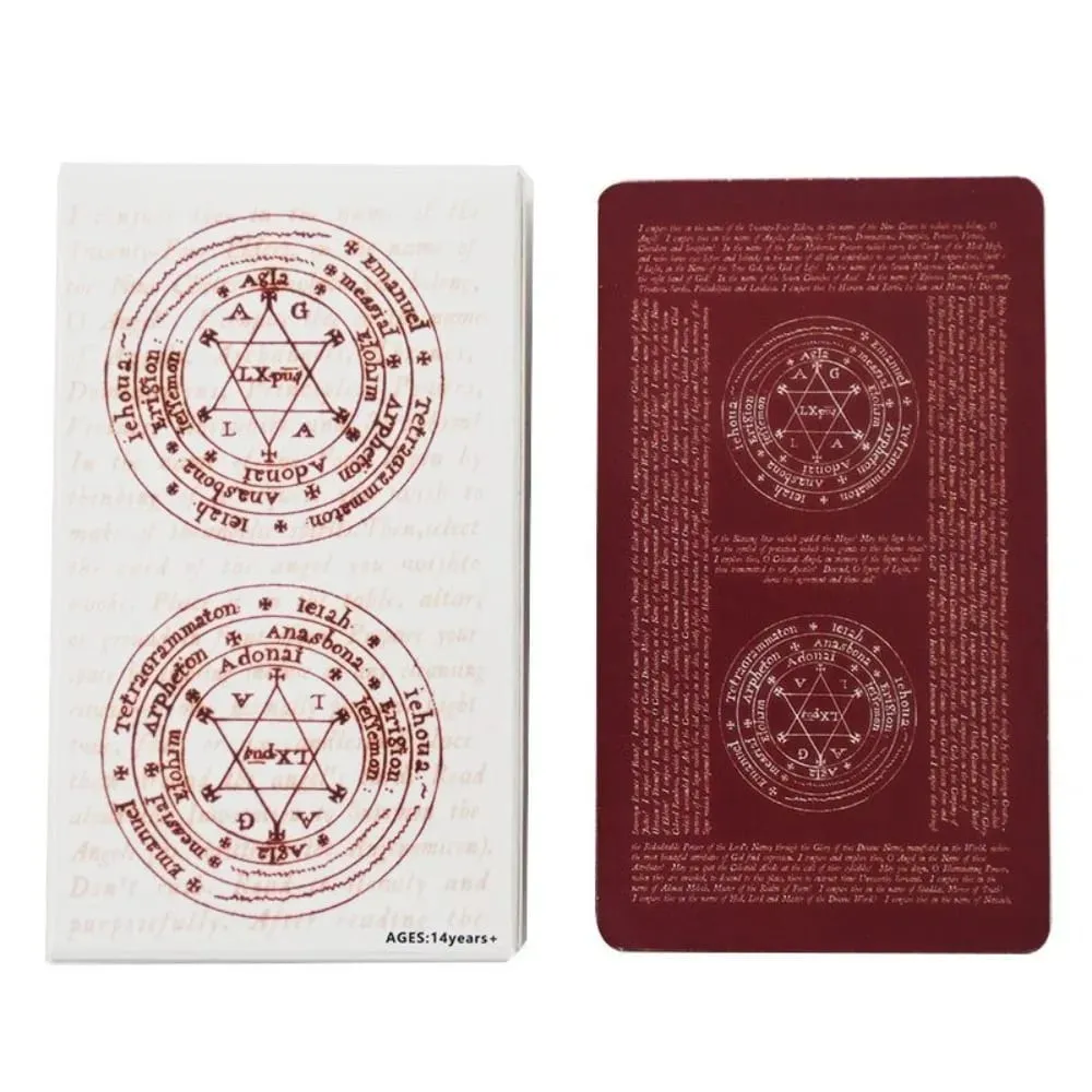 72 Kabbalistic Angels Oracle Angel-Evoking Tarot Deck – 78 göttliche Führungskarten mit Engelssiegeln und Namen, 10,3 x 6 cm — image 1