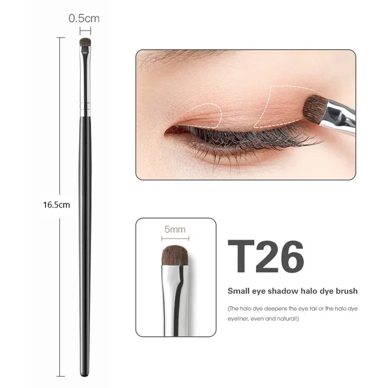 4Pcs Berus Pembayang Mata Halus Smudge Precision Eyeliner Berus Solek Kelopak Mata Penyerlah Berbaring Ulat Sutera Berus Solek Alat — image 8
