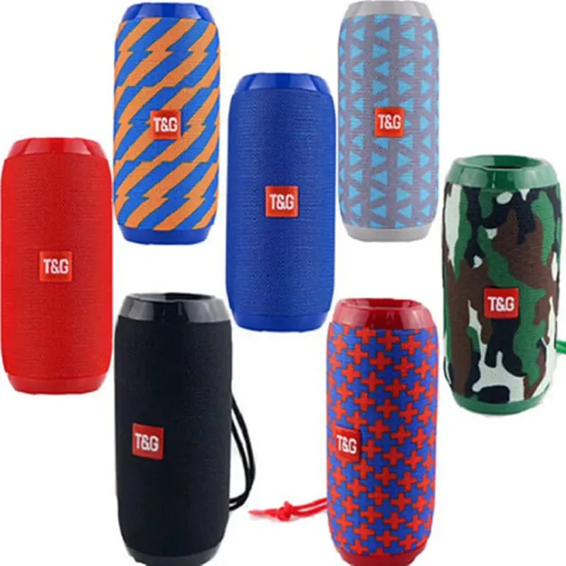 Tg117 alto-falante bluetooth ao ar livre portátil sem fio coluna dupla barra de som baixo subwoofer leitor música alto-falante rádio fm — image 2