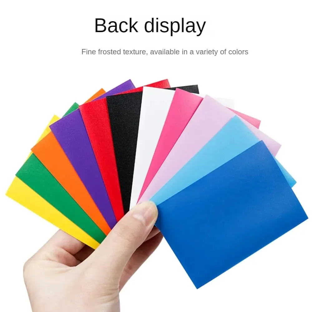 200PCS pouzdra na karty Sběratelské karty Dvouvrstvé matné pouzdro na karty standardní velikosti pro Pokémon MTG Baseball Sportovní karetní stolní hru — image 4