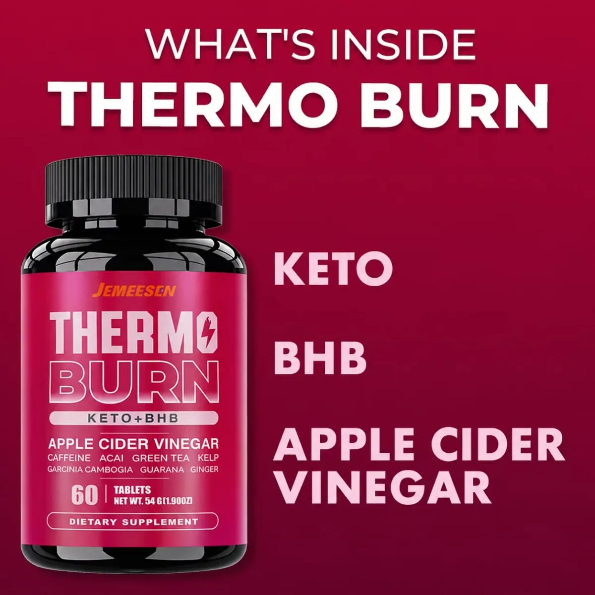 Tablet Pembakar Lemak Formula Alami dengan Campuran BHB Premium + Berry Brasil – Suppo Detoksifikasi Lembut dan Manajemen Berat Badan — image 5