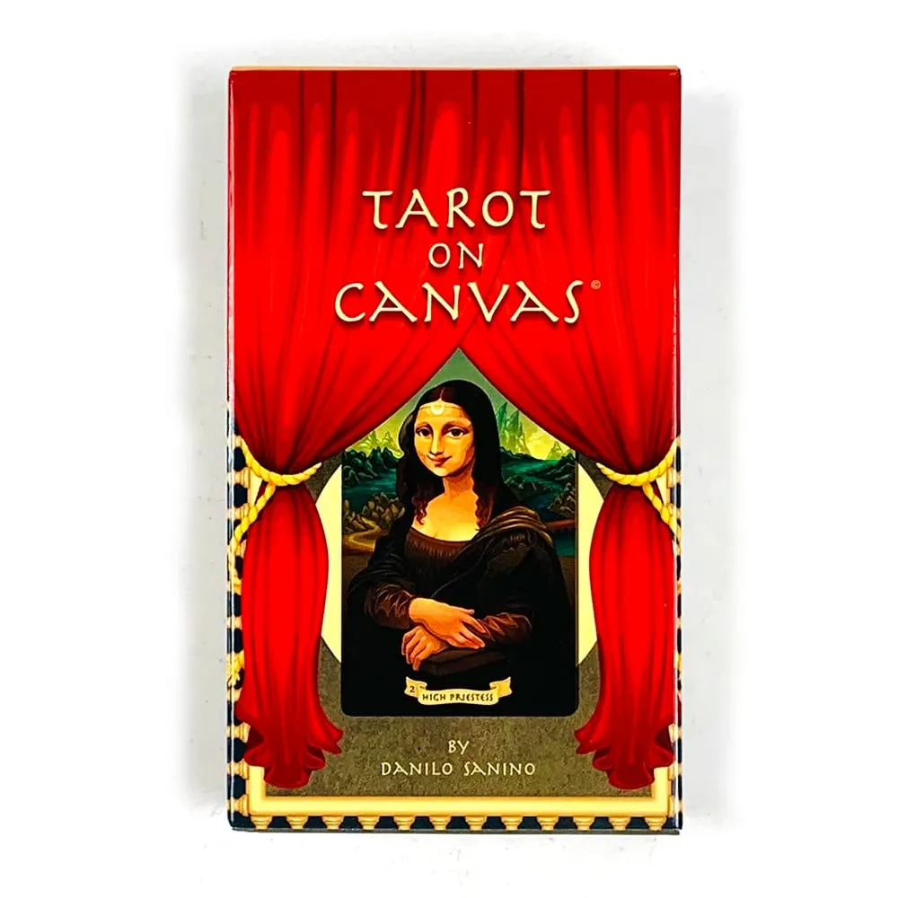 Tarot auf Leinwand, Kartenspiel, 78 klassische Renaissance-Meisterwerke, Ölgemälde, Tarot-Deck, Schicksals-Wahrsagerei, Tarotkarten für Sammler — image 1