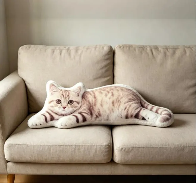 Cuscino per cani con simulazione stampata in 3D, divertente cuscino a forma di animale domestico, soggiorno, camera da letto, decorazione morbida, regalo di festa personalizzato — image 16