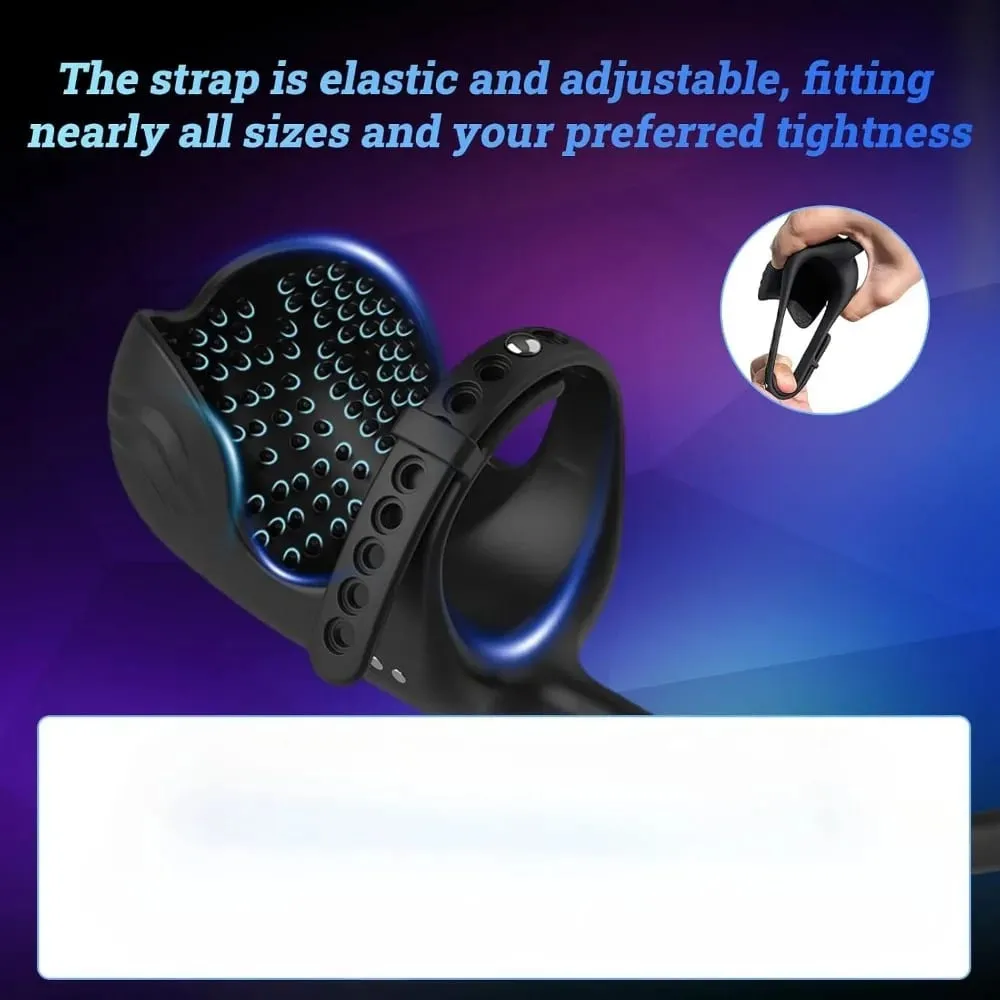 3 In 1 Steker Anal Penggetar Stimulator Noda Testis Cincin Ayam Bergetar Remote Control Mainan Seks Pemijat Prostat Pria untuk Pasangan — image 5
