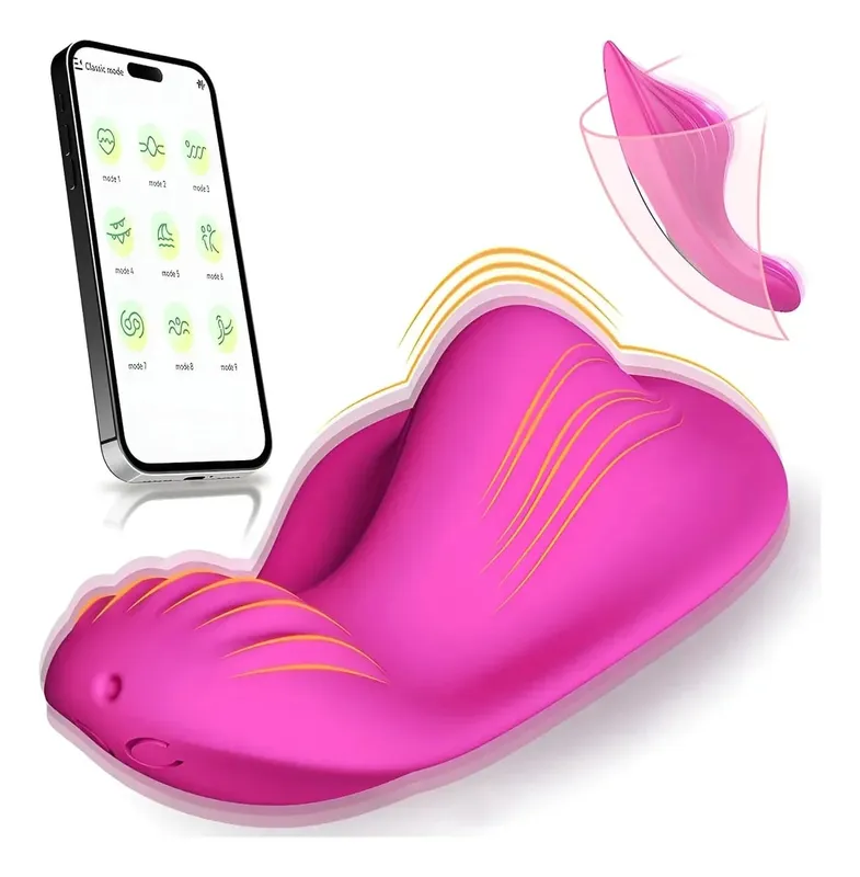 สวมใส่บลูทูธกางเกงVibratorช่องคลอดClitoris Stimulator Massager APPควบคุมสวมใส่Vibratingไข่ของเล่นสำหรับผู้ใหญ่