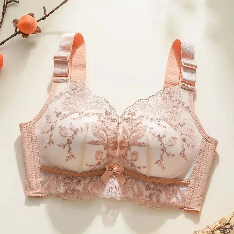 Sexy Spitzen-BH Push-Up Soft-BH Kleine Brust Sammeln Anti-Sagging Spitze Frauen Unterwäsche Verstellbare Dessous — image 9