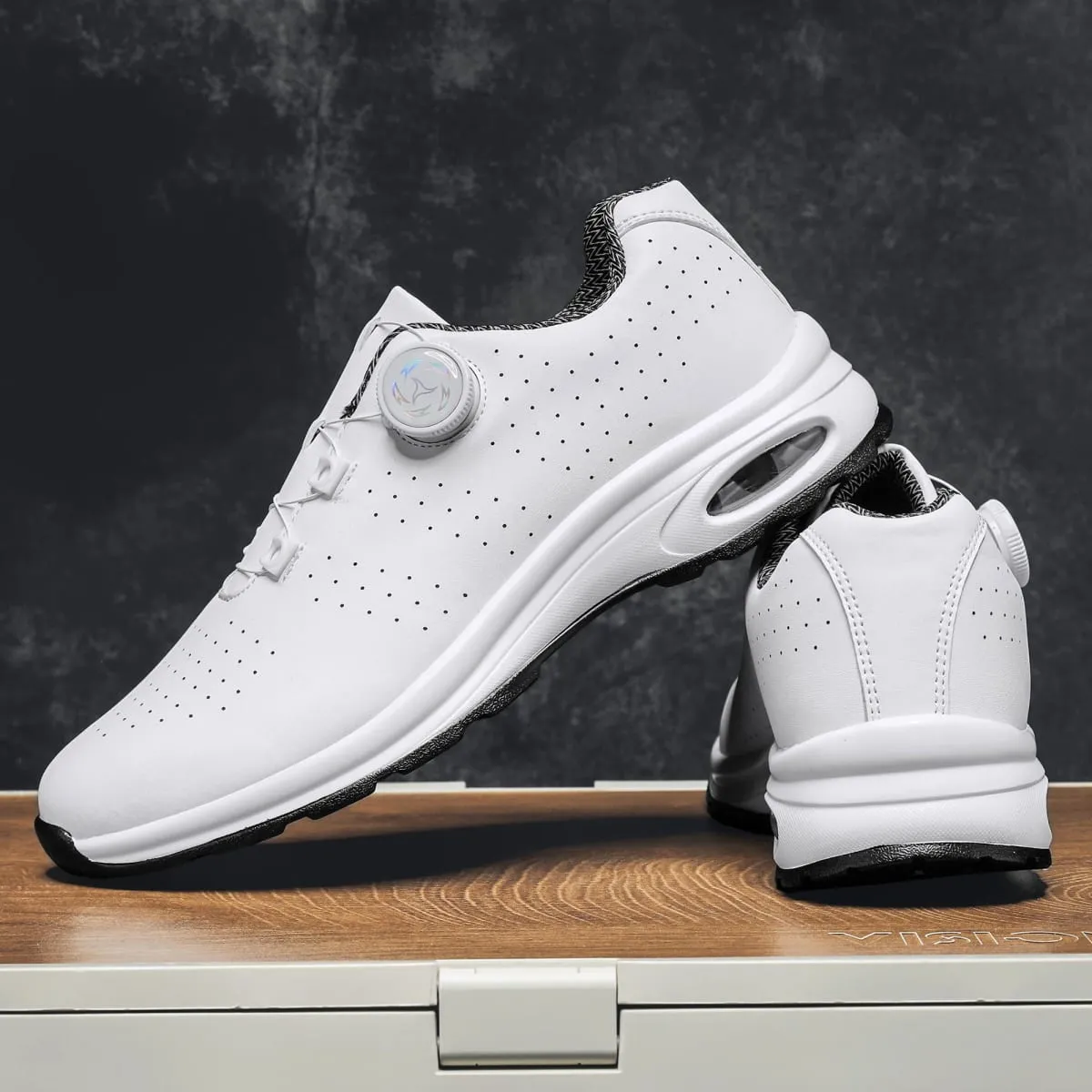 Simple Nen's Casual shoes With Comfortable and Breathable design Air-cushioned sole Suitable for Outdoor Cycling and Golfing. — image 6