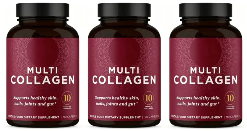 Collagen Pills Hydrolyzed Multi Collagen Supplement Supports Healthy Skin and Nails Gut Health and Joints 90 Capsules — image 9