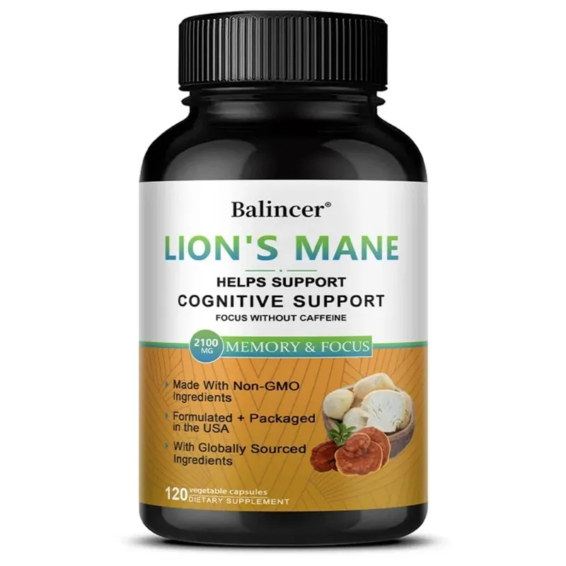Lion's Mane Mushroom Supplements - Supports Brain Health Cognitive Clarity Improved Focus and Enhanced Energy — image 9