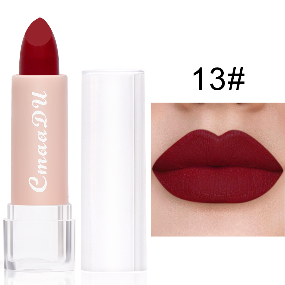 1 Pcs Velvet Matte Lipstick Long-Lasting Non-Stick Cup Waterproof Moisturizing Lip Gloss Fashion Classic Shades For Daily & Date — image 8