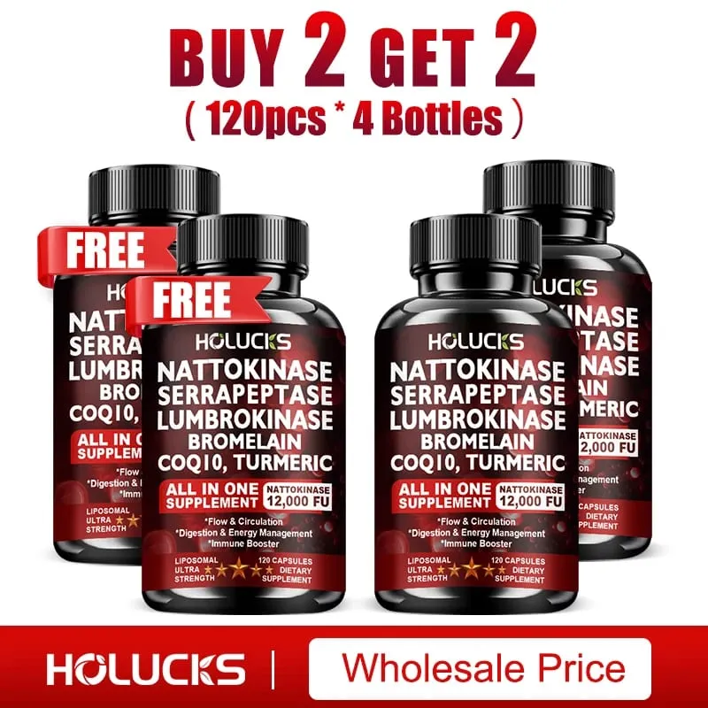 อาหารเสริม Nattokinase พร้อม COQ10 สำหรับการสนับสนุนระบบหัวใจและหลอดเลือดและระบบไหลเวียนโลหิต สุขภาพหัวใจ มังสวิรัติและปราศจากกลูเตน — image 12