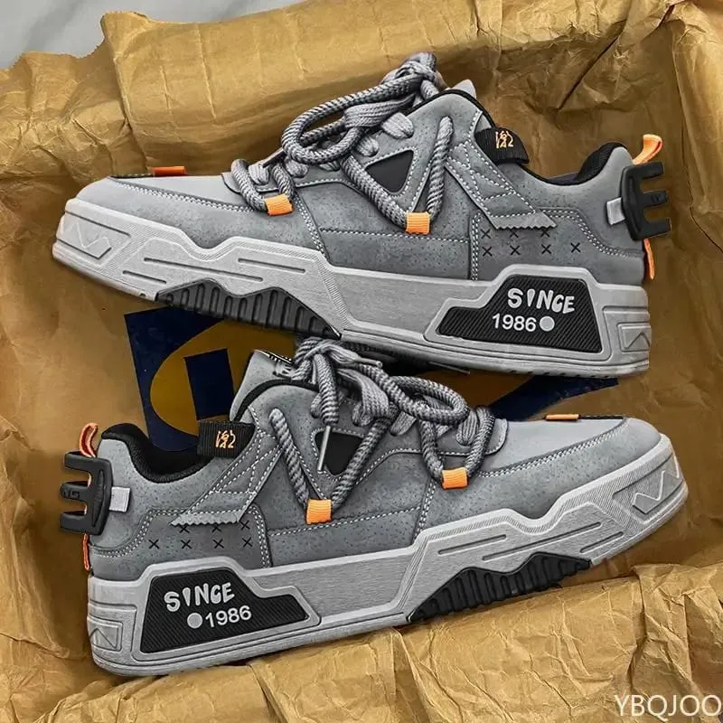 Frühling Herren neue modische Low-Top-Board-Schuhe trendige vielseitige Sportschuhe lässig bequeme Herren-Sneaker — image 5