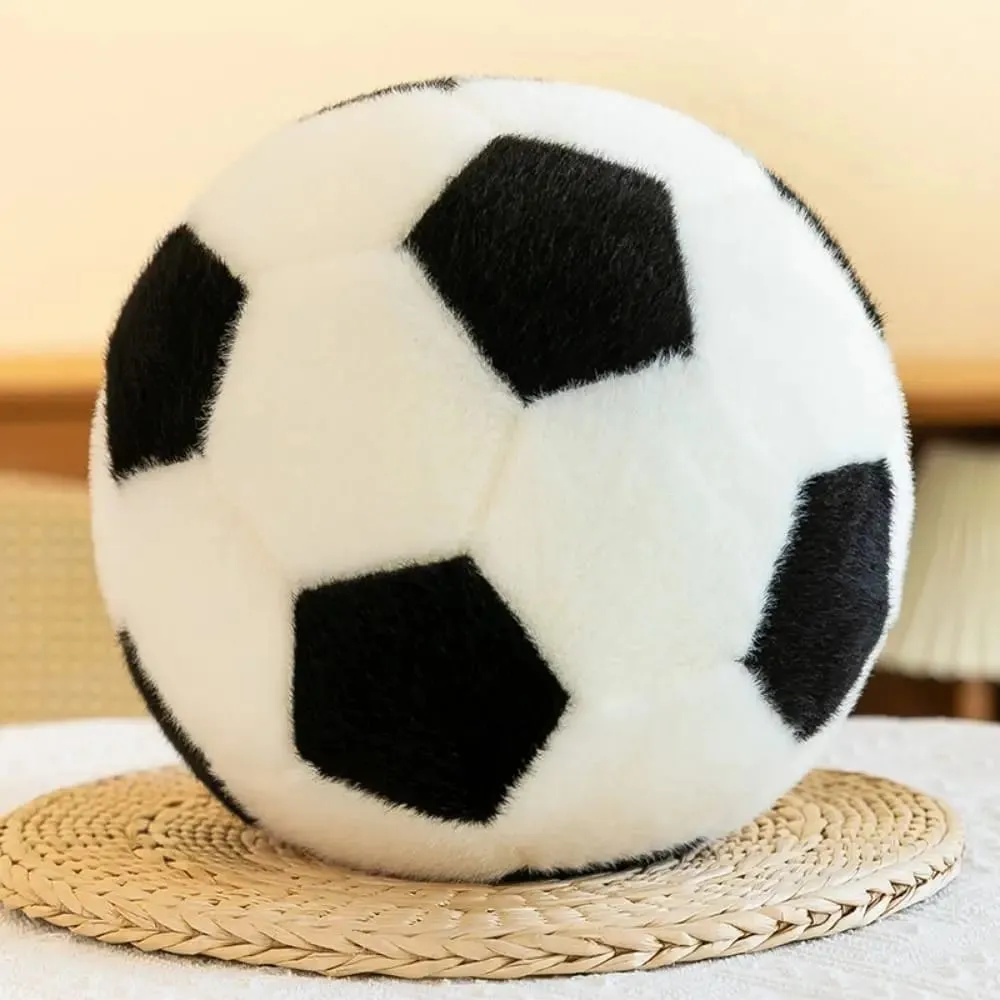 Mascot Ball Ball Shape Soccer Ball Throw Pillow Stuffed Soft Football Throw Pillow 13/20cm Ins Football Friends Birthday Gifts