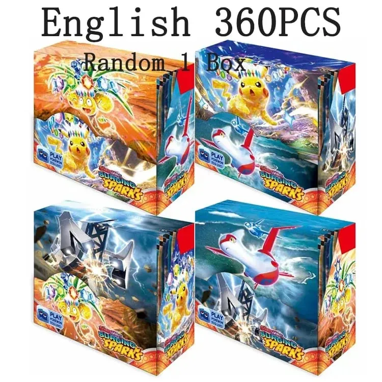 Pokémon PRISMATIC EVOLUTIONS SURGING SPARKS SCARLET&VIOLE 151 Booster Display Box Pokemon Booster Karten Spielkarten
