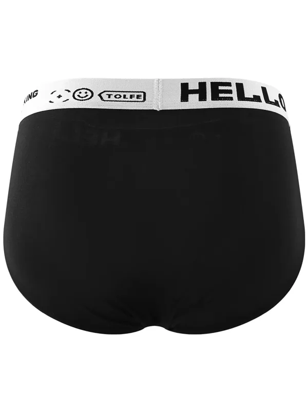 6-Pack Men's Polyester Briefs – Soft Stretch Cooling Comfort, Stylish Waistband, Multi-Size Options-Men's Underwear — image 2