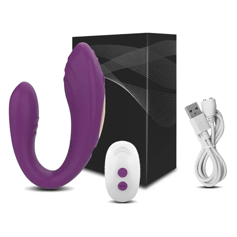 Afstandsbediening Vibrator Vrouwelijke U Type Vibrator Clitoris Stimuleren G-Spot Vagina Massage Vrouwelijke Masturbatie Speeltjes voor Vrouwen — image 9