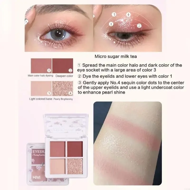 831E Flower Makeup Set All in Makeup Kits Women Eyeshadow Palette Lipstick — image 4