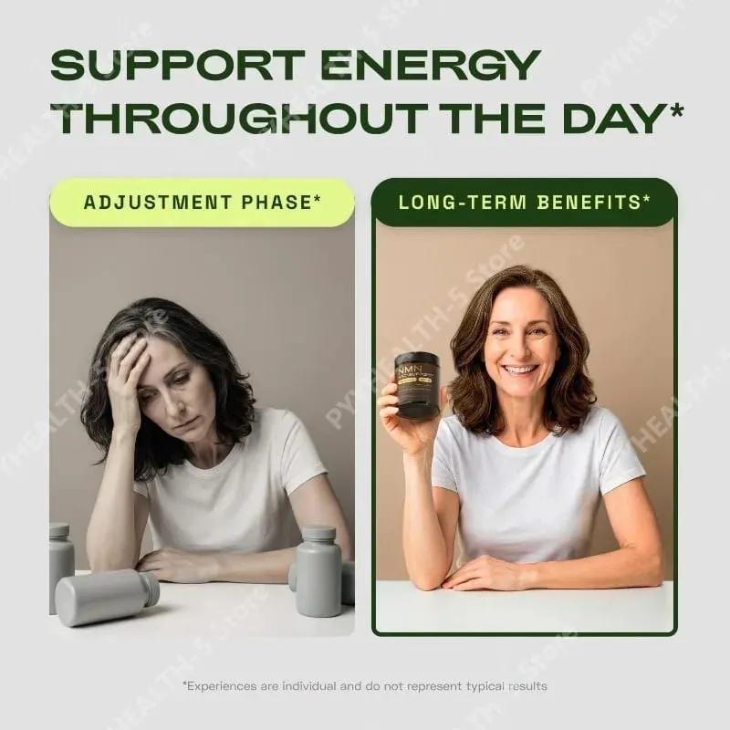 Komplexní doplněk NMN 1000 mg porce TMG Quercetin Resveratrol Kapsle Buněčný wellness doplněk podporuje energii — image 5