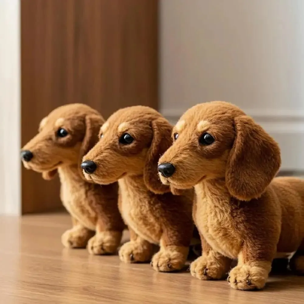 新しいデザインの柔らかい犬のかわいい自然な動きのシミュレーションを模倣する感情的なサポートのための現実的な枕 — image 6