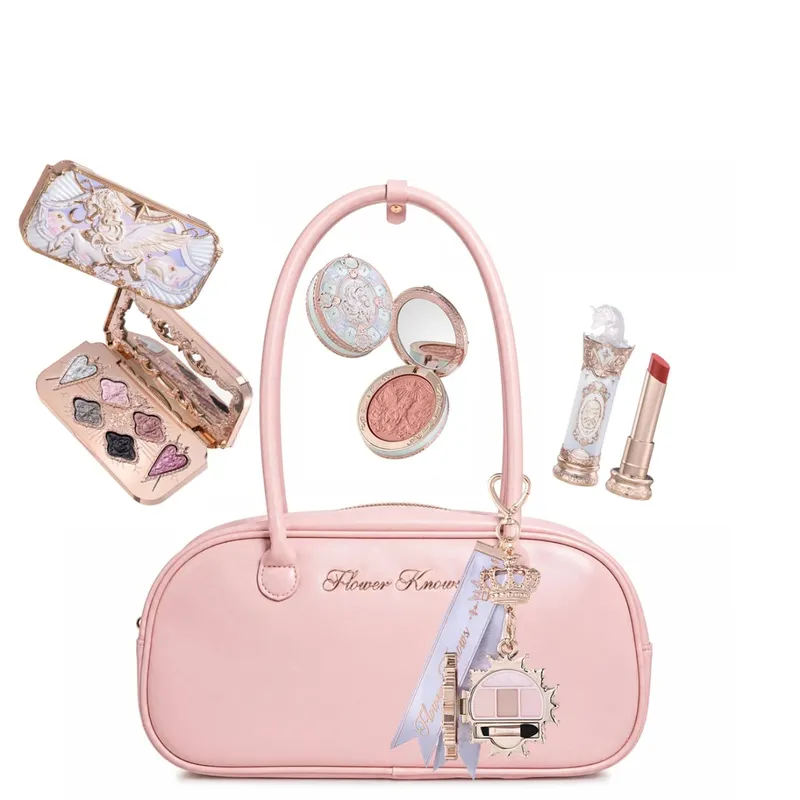 Flower Knows Knight Einhorn-Make-up-Set, Lidschatten, Rouge, Lippenstift mit Tragetasche, süßes Kawaii-Beauty-Geschenkset, limitierte Auflage — image 7