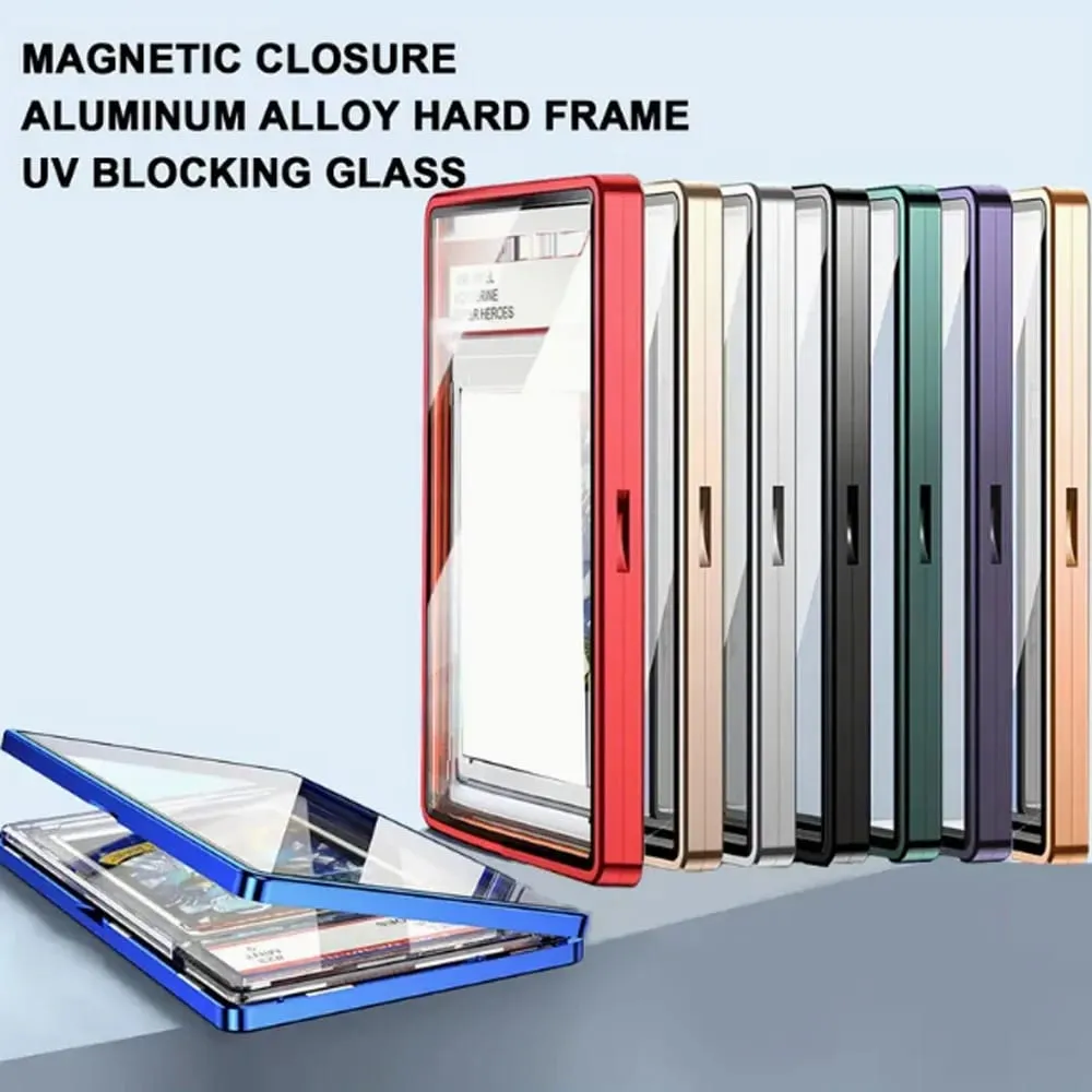 Étuis de protection multicolores en alliage d'aluminium pour cartes graduées PSA CGC BGS, porte-cartes de commerce résistant aux rayures — image 5