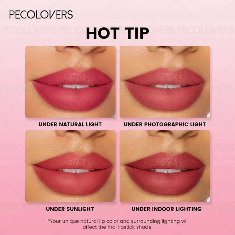 6pcs Peel Off Lip Stain Tear-Off Liquid Lipstick Long-Lasting Waterproof Non-Stick Cup Matte Finish Fade-Resistant Lip Tint — image 4