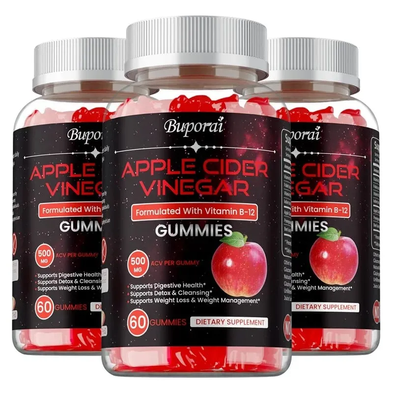 Gummies s jablečným octem – podporuje zdraví trávení, zmírňuje nadýmání a zácpu, spaluje tuky, regulaci hmotnosti — image 8
