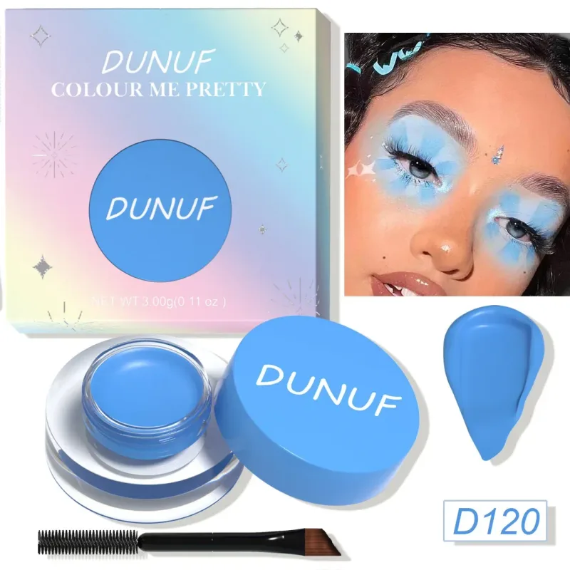 Wasserdichte und langlebige matte Lidschatten-Eyeliner-Creme, 12-farbige Augenbrauen-Färbecreme, Multifunktions-Gesichtsfarbe, Creme-Make-up — image 16