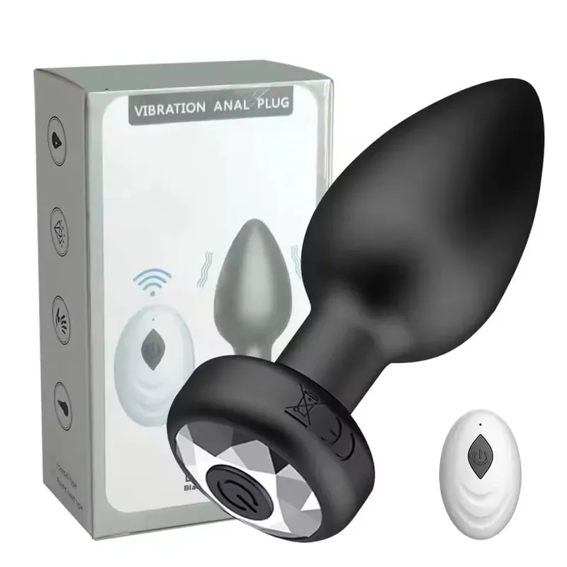 Aplikasi Nirkabel Penggetar Anal Steker Bokong Pria Stimulator Prostat Jarak Jauh untuk Wanita Kontrol Pemijat Vagina Mainan Seks Dewasa Pria Gay — image 7