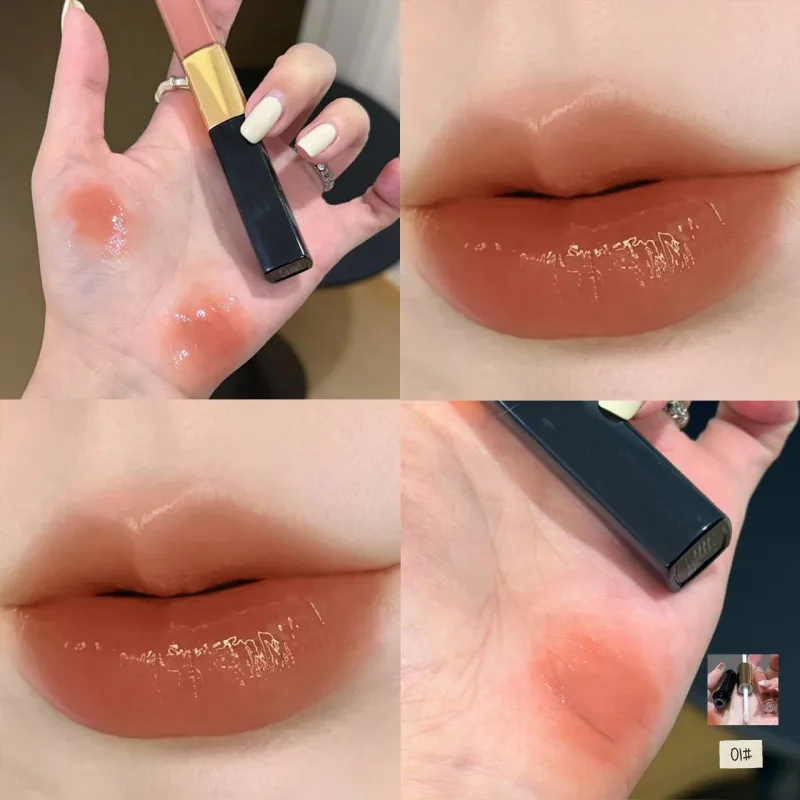 Hgn Dual Ended Matte and Gloss Lip Gloss ลิปกลอสเนื้อแมตต์ ดิวอี้ เคลือบเงา สีติดทนนาน ปรับโทนสีผิวให้กระจ่างใส แต่งหน้าได้หลากหลายสไตล์ — image 11
