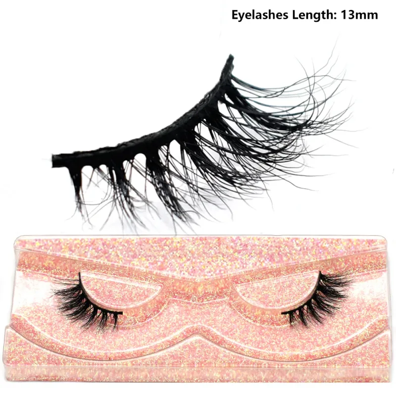 Pestañas de medio ojo, pestañas postizas cortas de visón 3D naturales, tira cruzada fina y esponjosa, pestañas postizas suaves, media extensión de pestañas, maquillaje — image 19