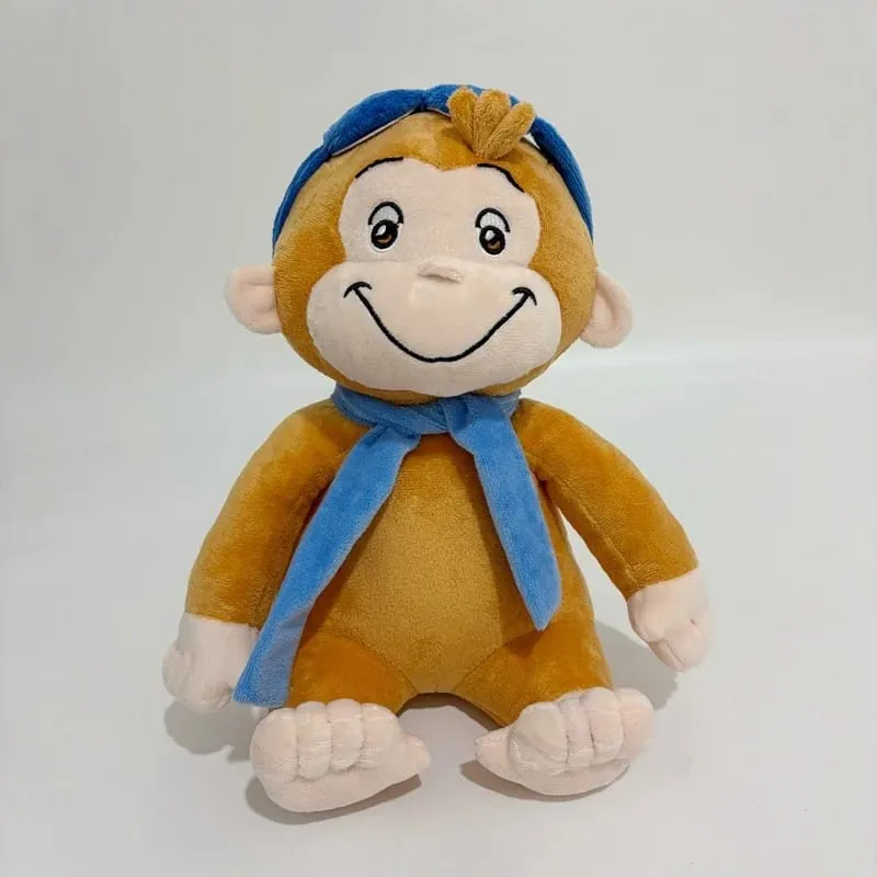 อะนิเมะใหม่Fire DeptนักผจญเพลิงCurious George Plushเด็กน่ารักCurious GeorgeลิงPlush Softสัตว์Plushieหมอนตุ๊กตาของเล่น — image 6