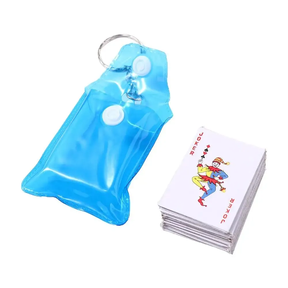 Mini cartes à jouer portables, porte-clés de Poker, petit jeu de société, 4x3cm, jeu de couleur aléatoire, cadeau créatif pour enfant — image 4
