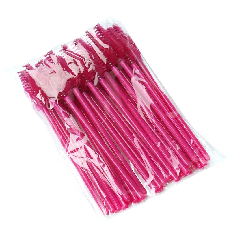 50 st Ögonfransar Ögonbrynsborste Vattendroppsform Nylon Material Fransar Makeup Borstar Ögonfransförlängning Skönhetsverktyg Mascara Wand — image 13