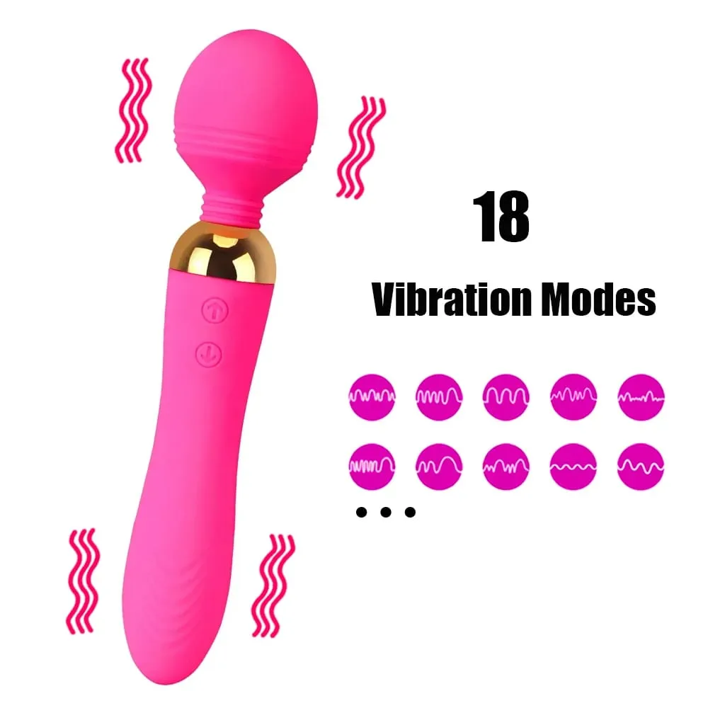 Bacchetta magica 2 vibratori motore per le donne capezzolo stimolatore clitoride vaginale spina anale grosso dildo masturbatore femminile giocattoli del sesso uomini erotici — image 2