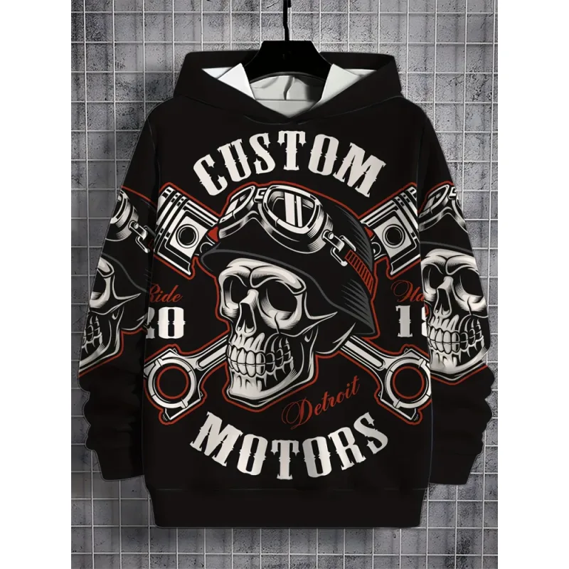 Felpe con teschio e rosa stampate in 3D Abbigliamento sportivo con coulisse Top a maniche lunghe Felpe con cappuccio da uomo Street Graphic Abbigliamento da uomo