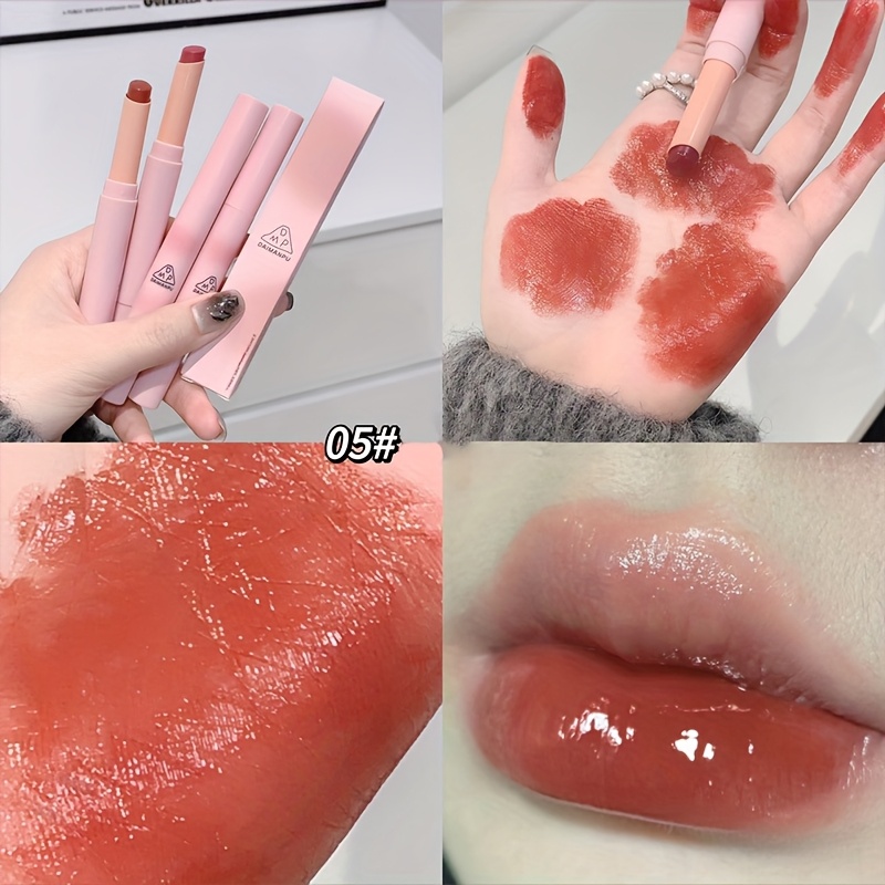 Rossetto idratante con lucentezza a specchio - tinta labbra waterproof a lunga tenuta in tonalità rosate per tutti i tipi di pelle — image 9