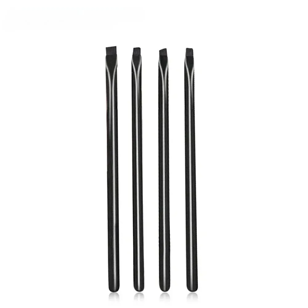 4 stks Blade Make-up Kwasten Schuine Dunne Wenkbrauw Borstel Platte Fijne Eyeliner Borstel Professionele Liner Brow Make Up Tools — image 6