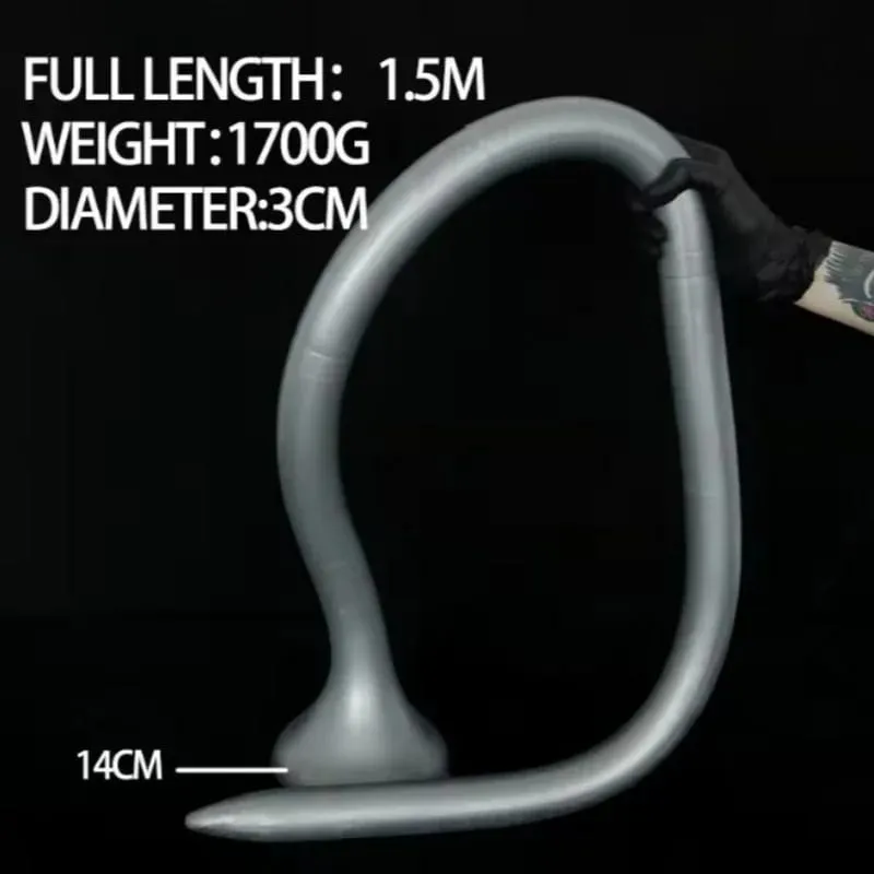 150cm Overlength Anal Dildo Deep Stimulator Silicone Long Anal Plug Large ButtPlug Prostate Massage Masturbator Sex Toys SexShop